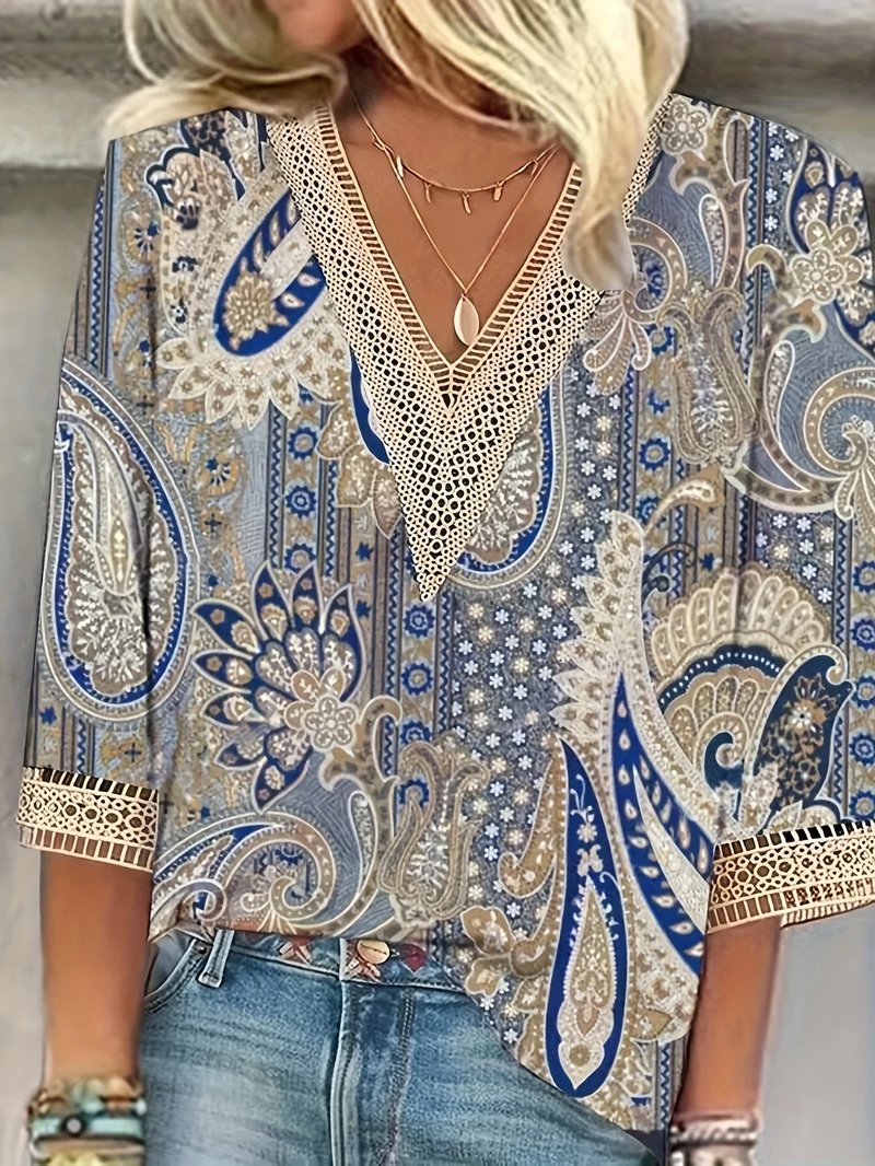 Elegant Plus Size Casual Blouse