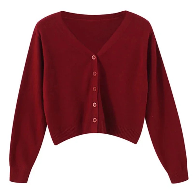 Chic Cropped Cardigan for Women
