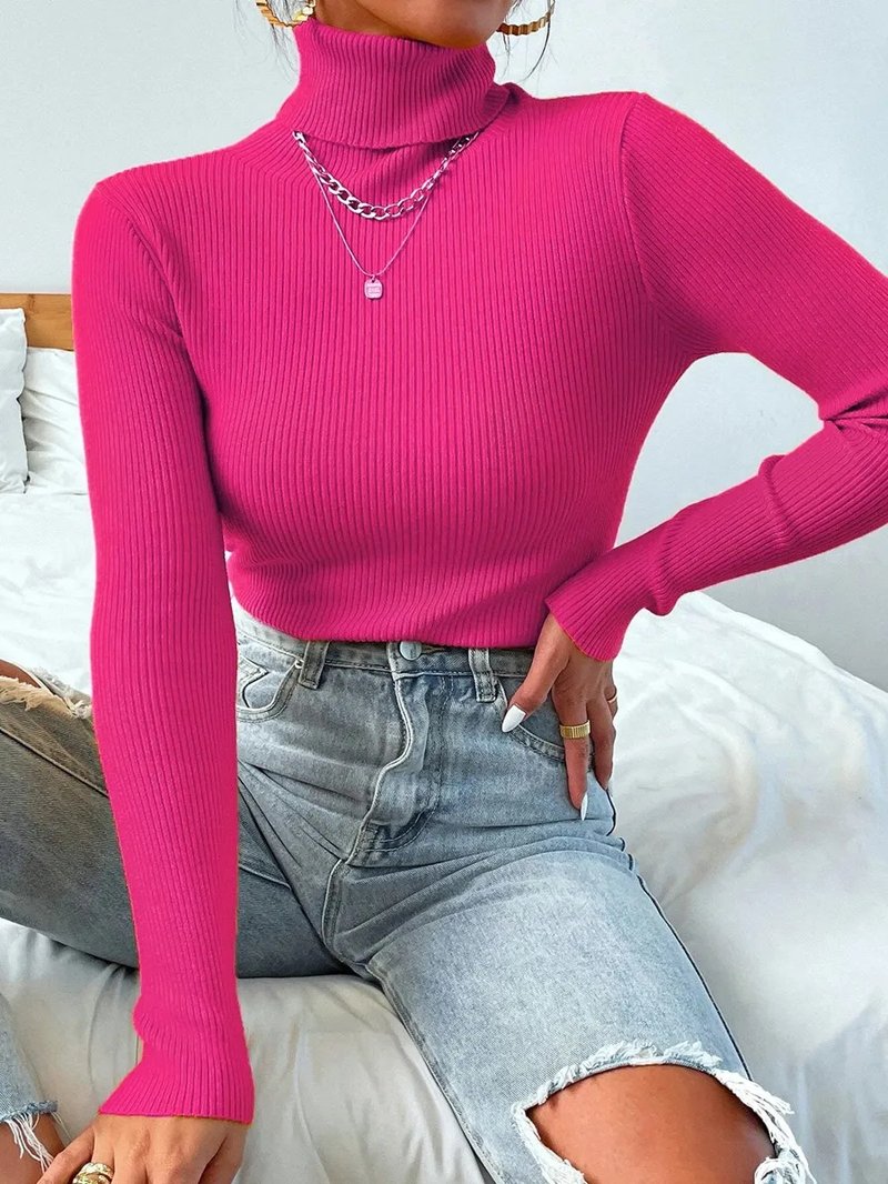 Cozy Knit Turtleneck Sweater