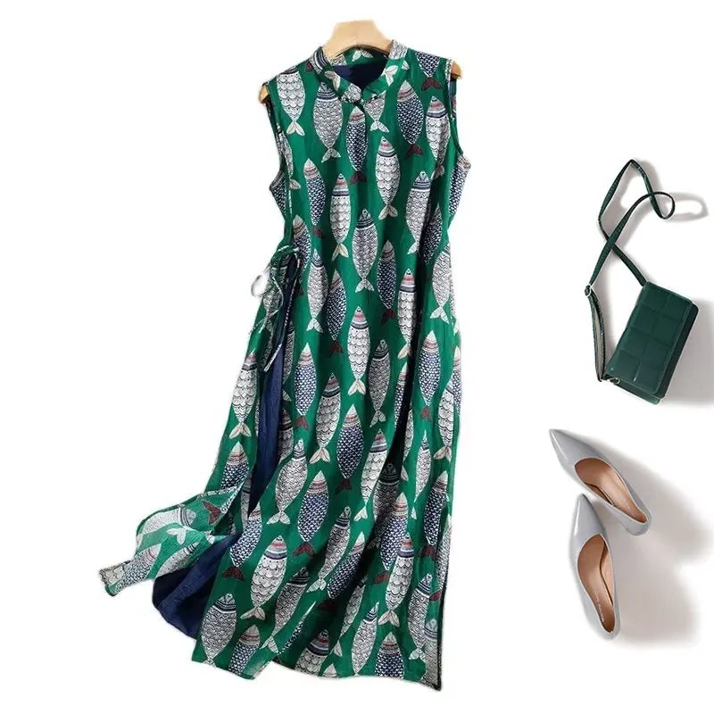 Vintage Plaid A-Line Dress