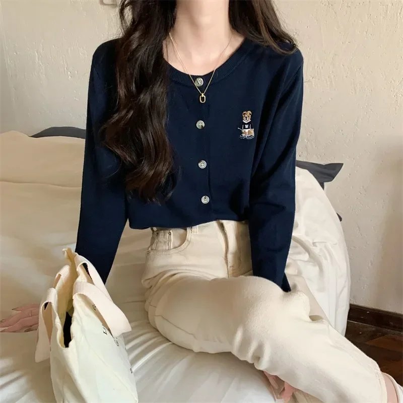 Chic V-Neck Women's Cardigan