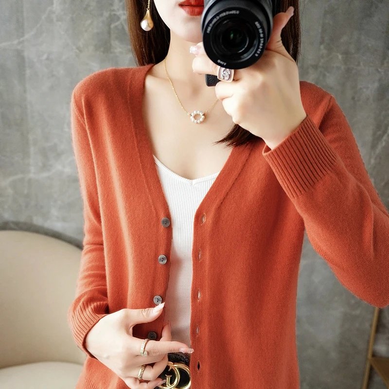 Chic V-Neck Loose Sweater