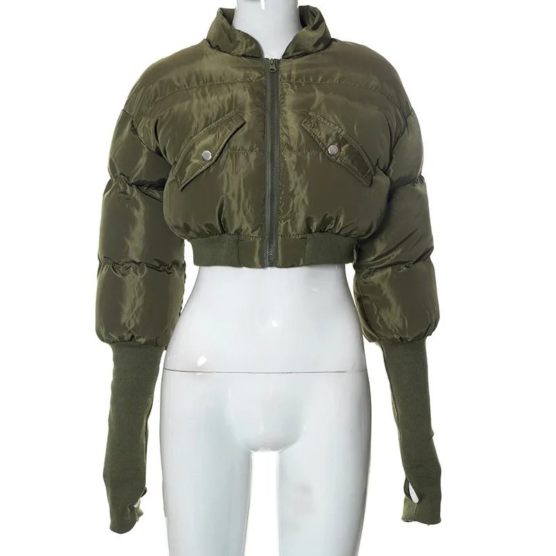 Stylish Cropped Puffer Jacket