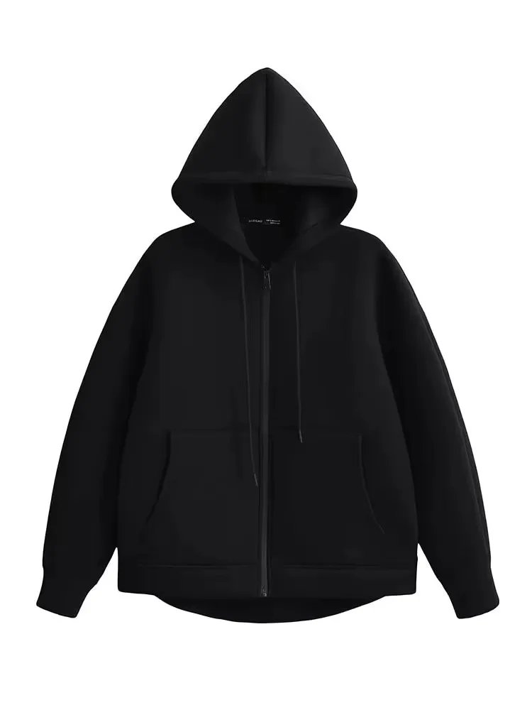 Oversized Zipper Hoodie for Women