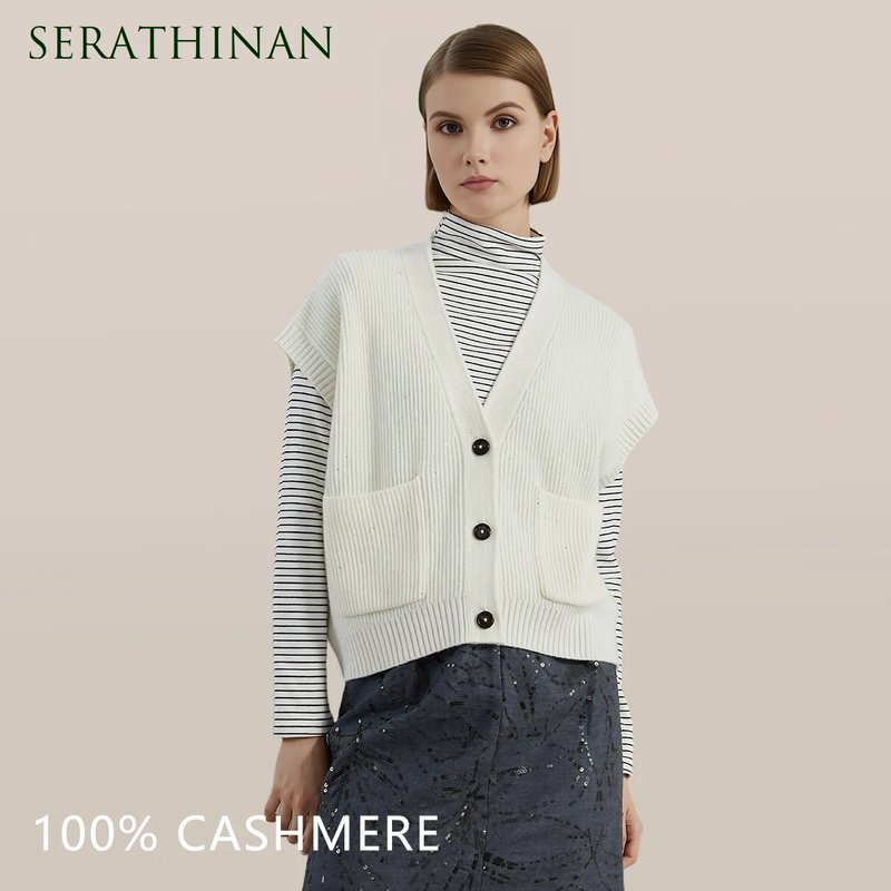 Luxury Cashmere Knit Vest