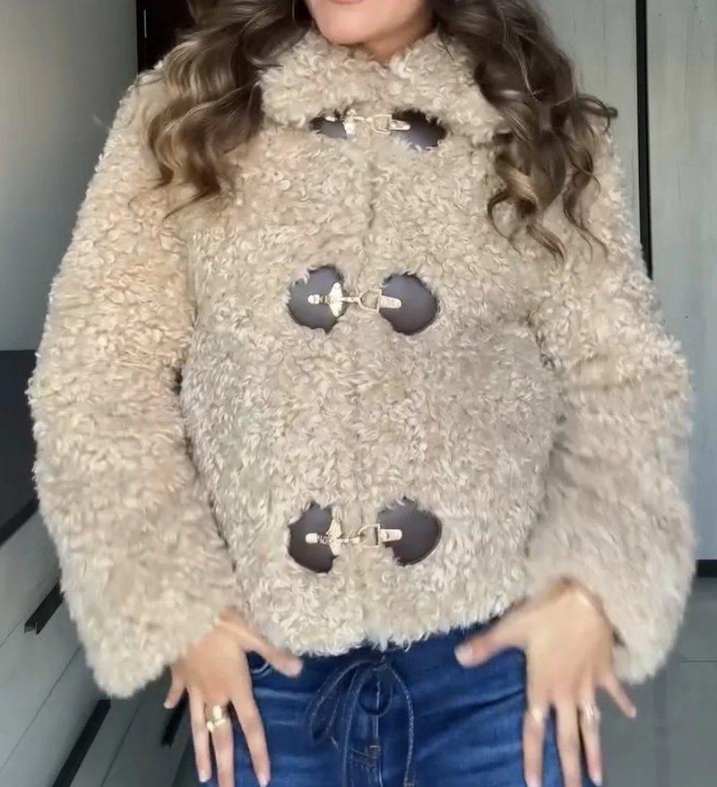 Retro Casual Fleece Jacket for Women