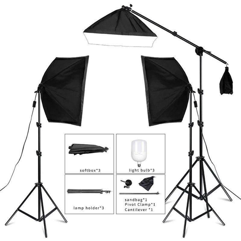 Professional Softbox Lighting Kit