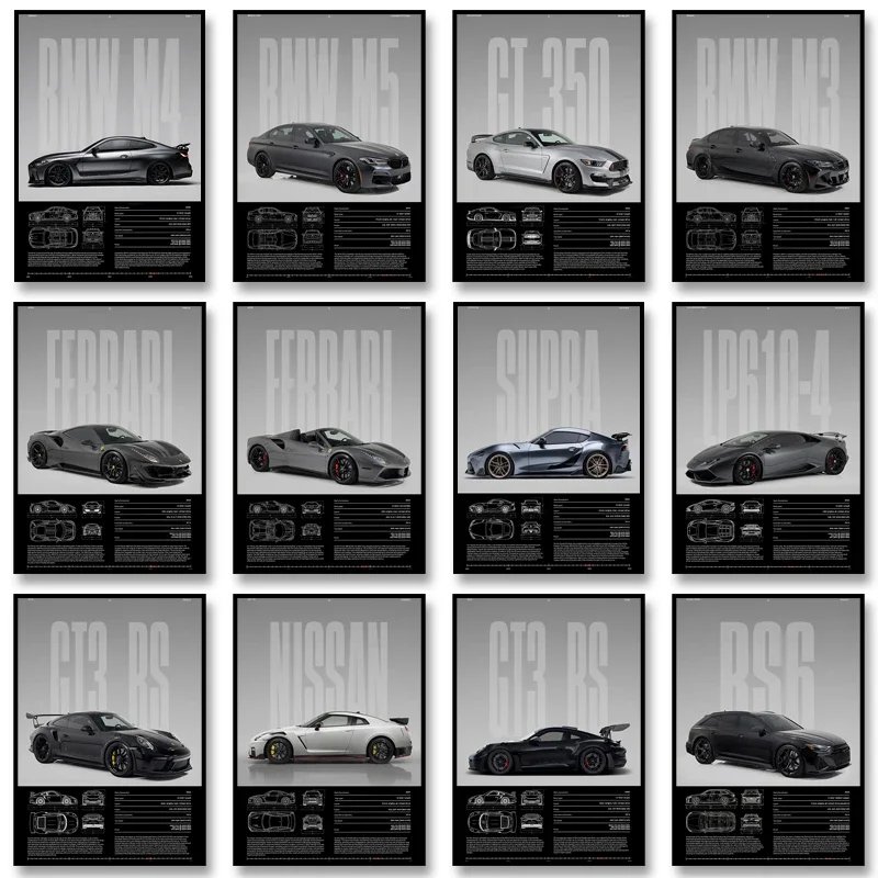 Classic Car Photography Wall Art