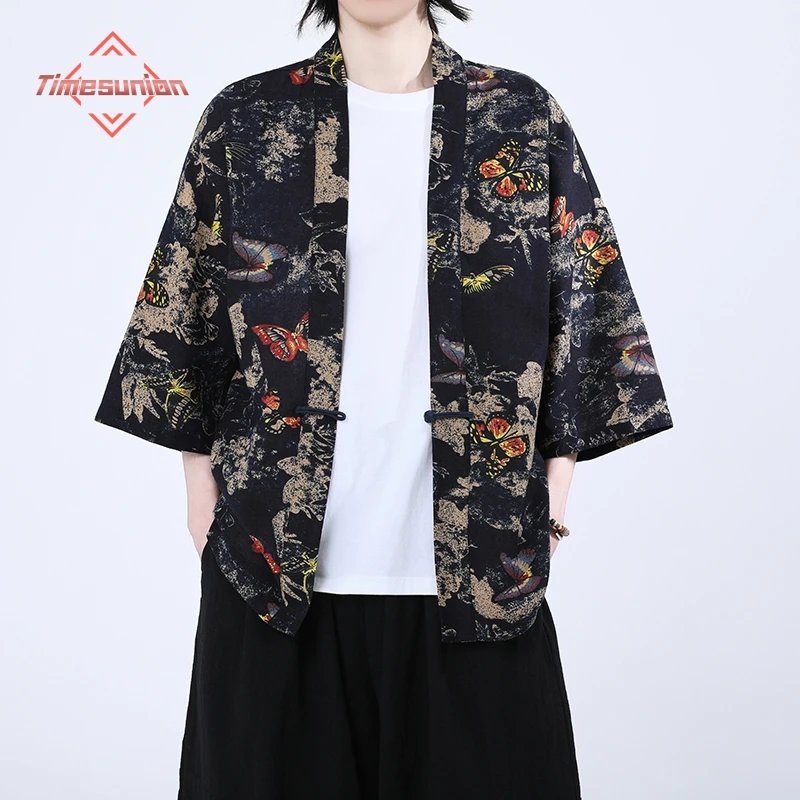 Japanese Floral Kimono Cardigan
