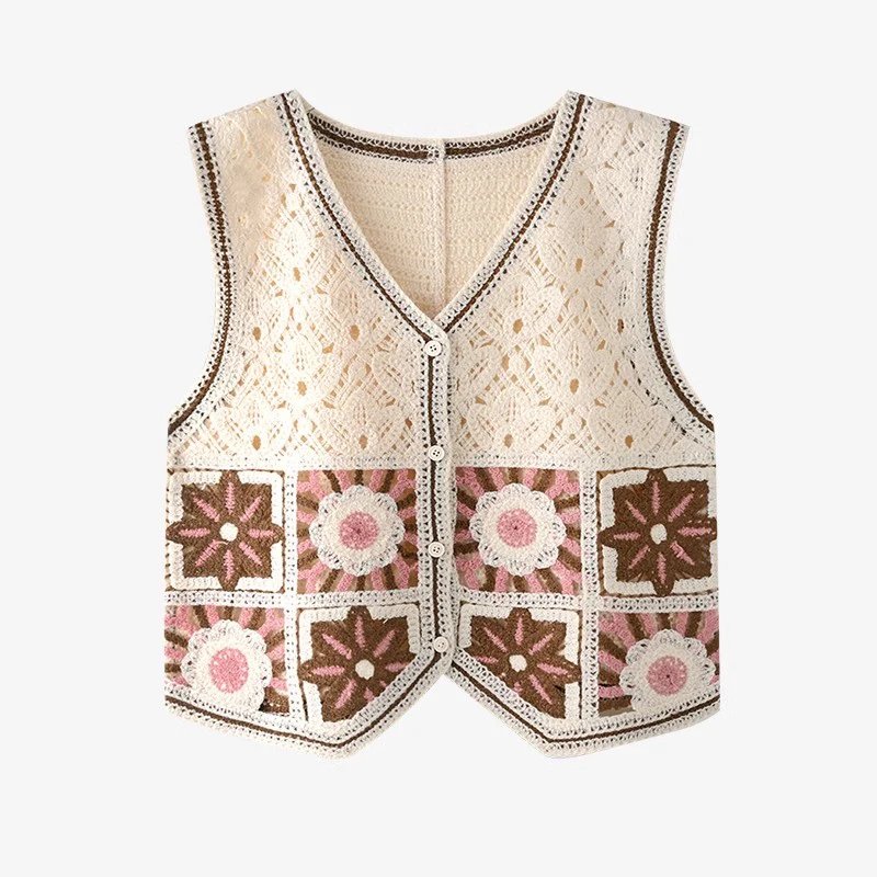 Boho Crochet Vest for Summer