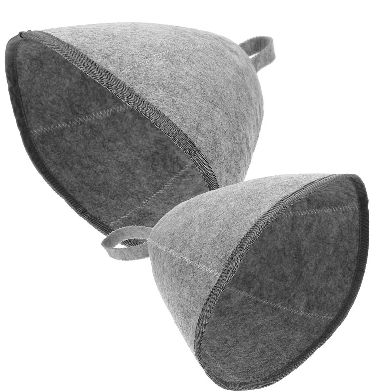 Men's Thick Sauna Shower Cap Set