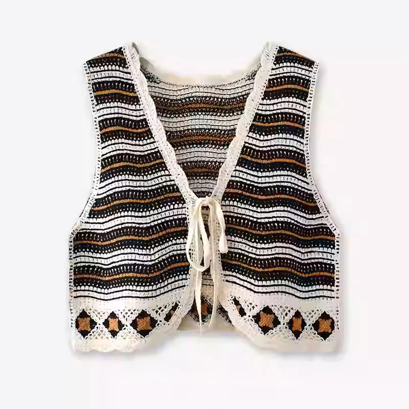 Boho Crochet Vest for Summer