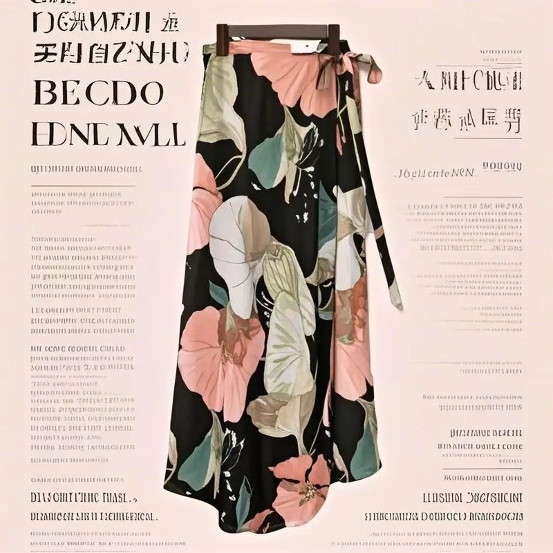 Boho Floral Maxi Skirt