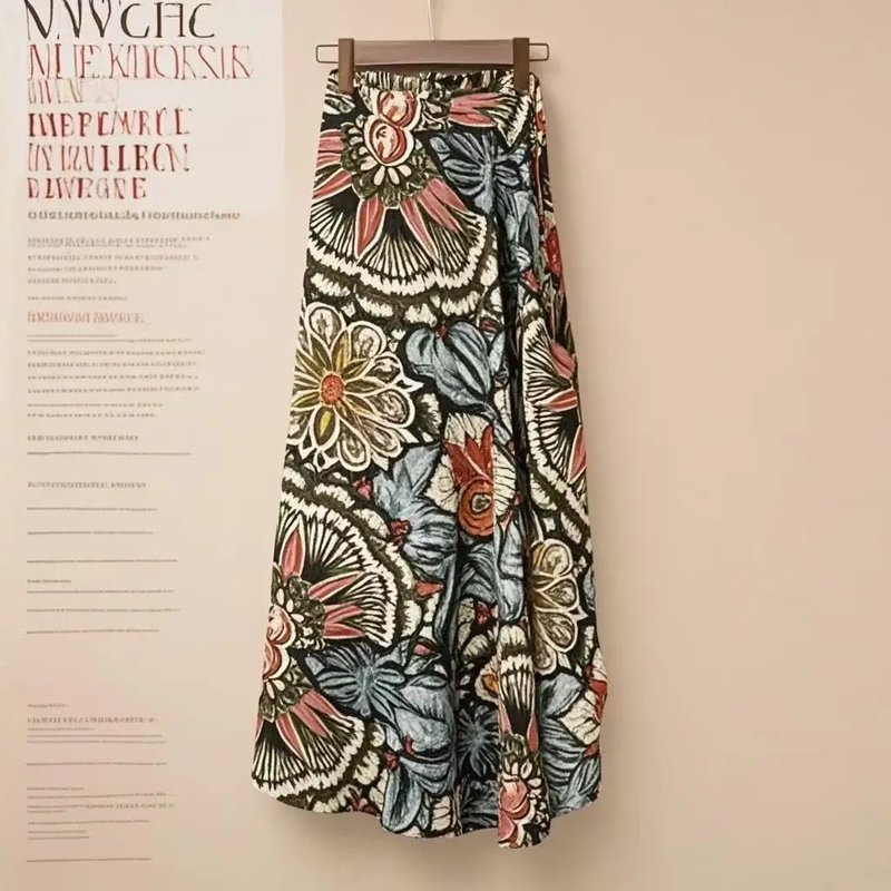 Boho Floral Maxi Skirt