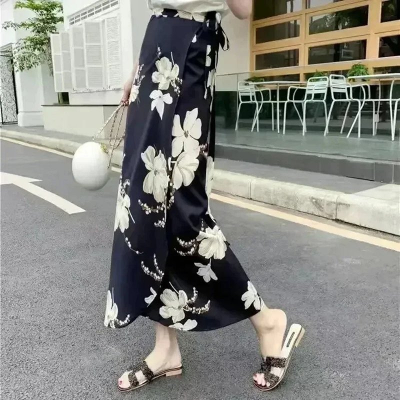 Chic Irregular Beach Wrap Skirt