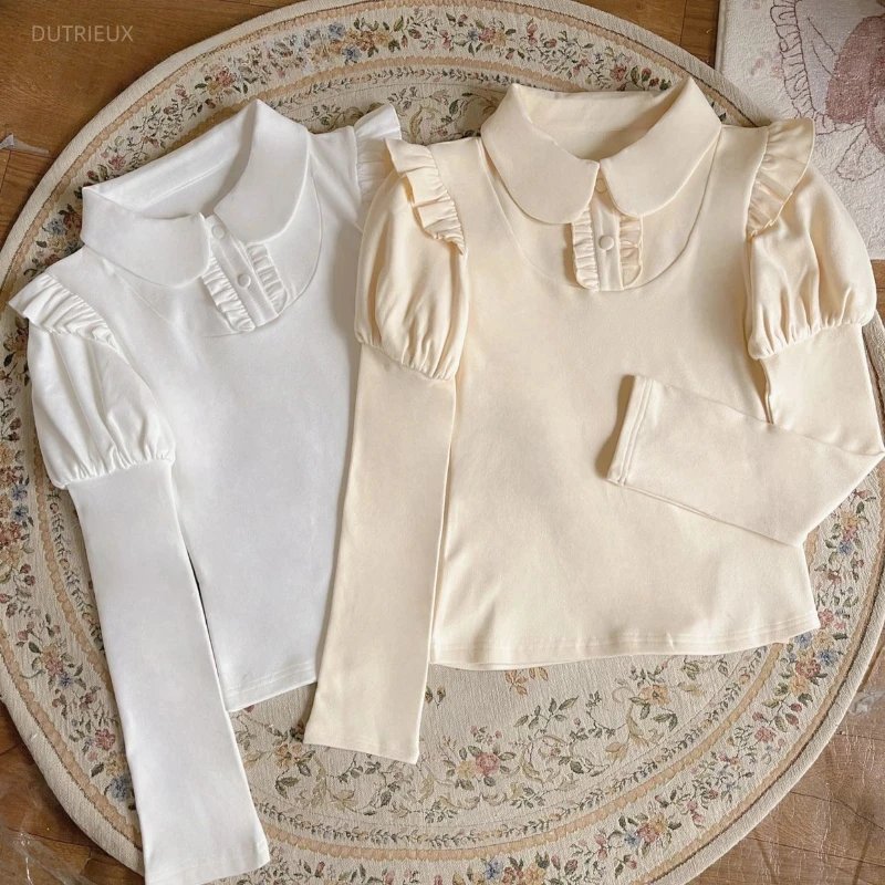 Cute Japanese Lolita Puff Sleeve Blouse
