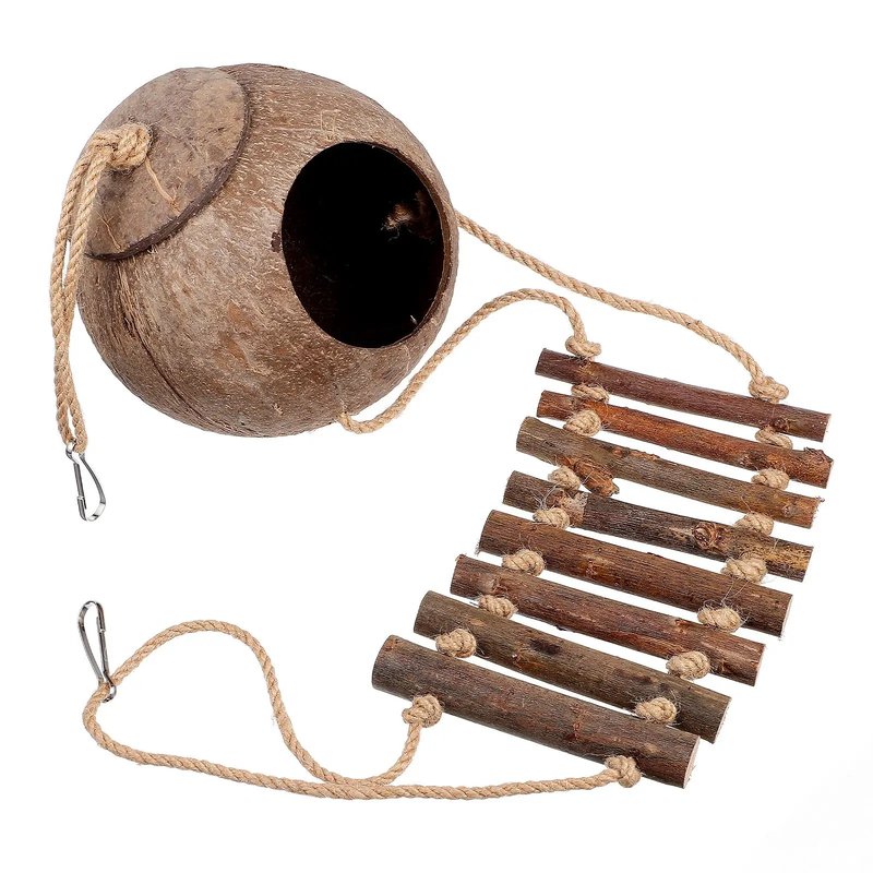 Coconut Shell Reptile Hideout