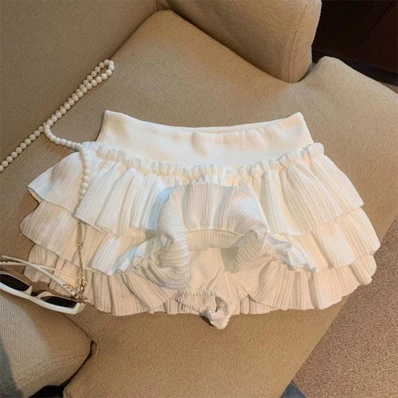 Chic Ruffled Mini Skirt