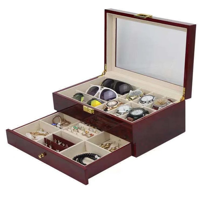 Elegant Wood Jewelry Organizer