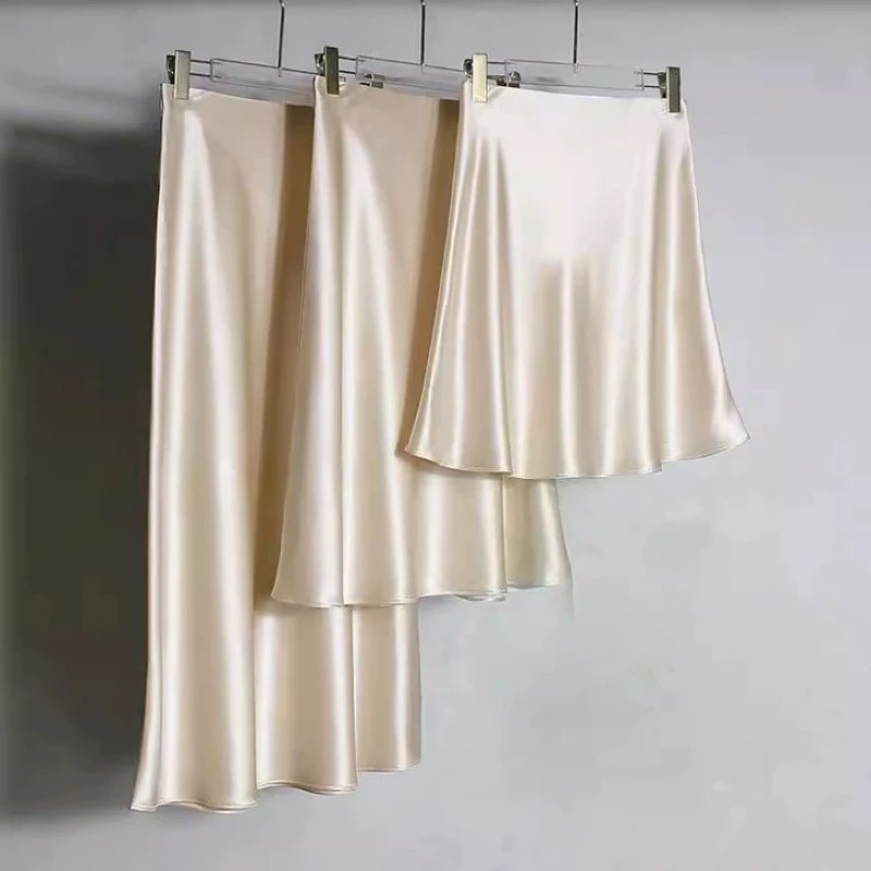 Elegant High-Waist A-Line Skirt