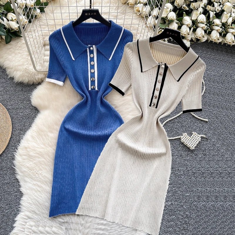 Elegant Summer Polo Dress