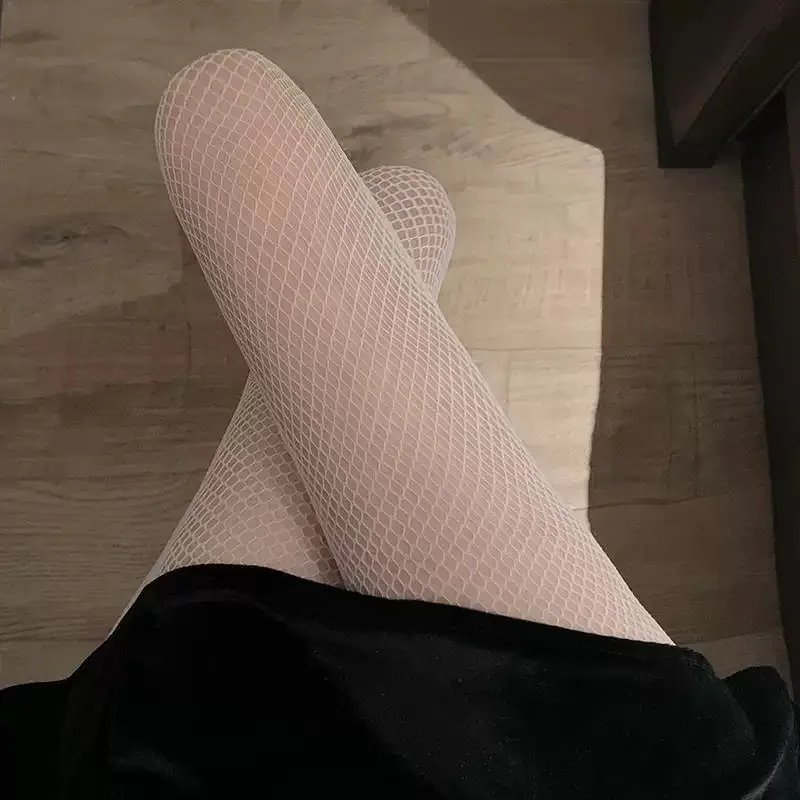 Multicolored Fishnet Party Leggings