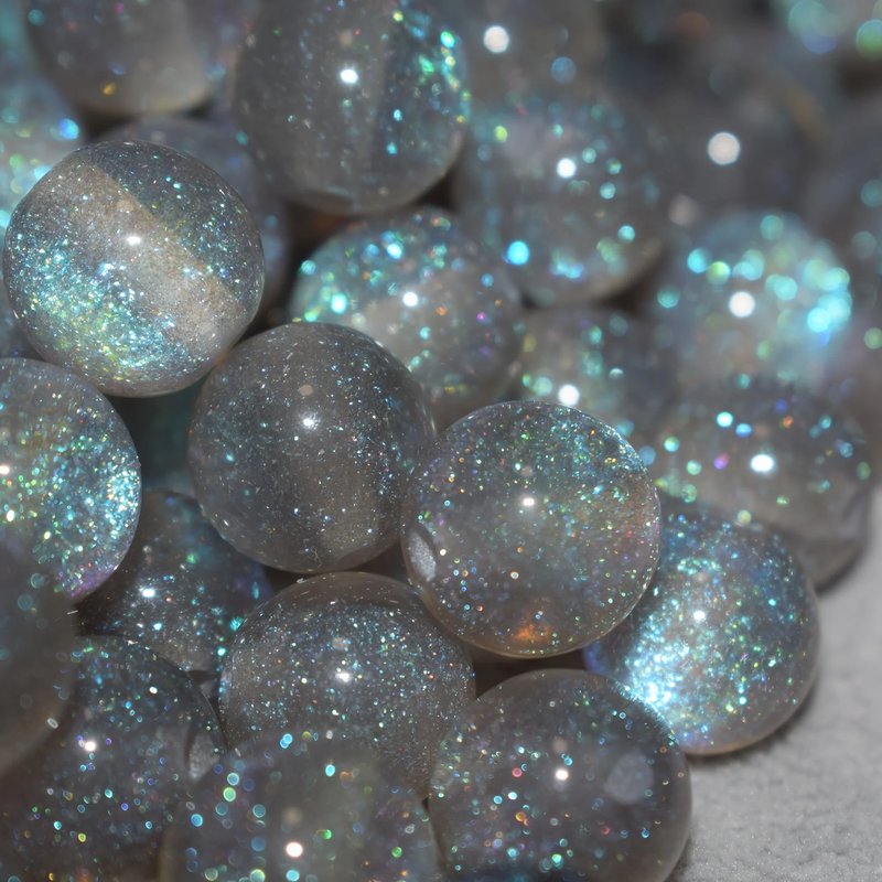 Multicolor Starry Acrylic Beads