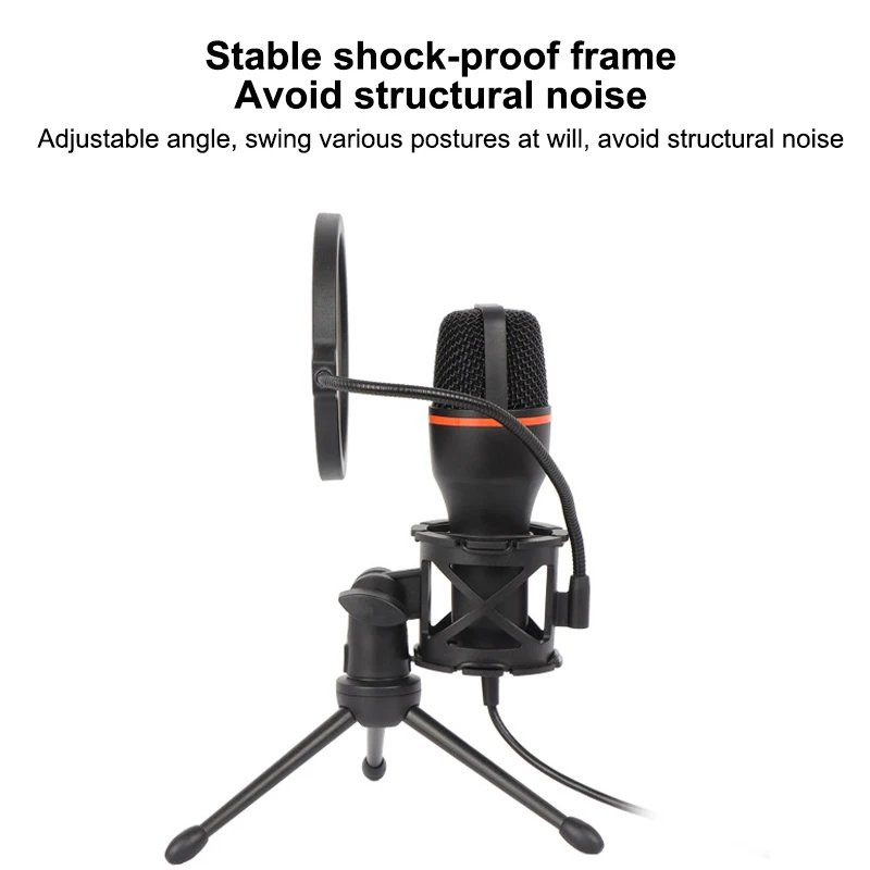 RGB USB Condenser Microphone for Streaming