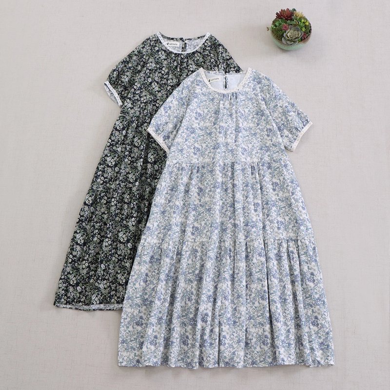 Vintage Floral Swing Dress