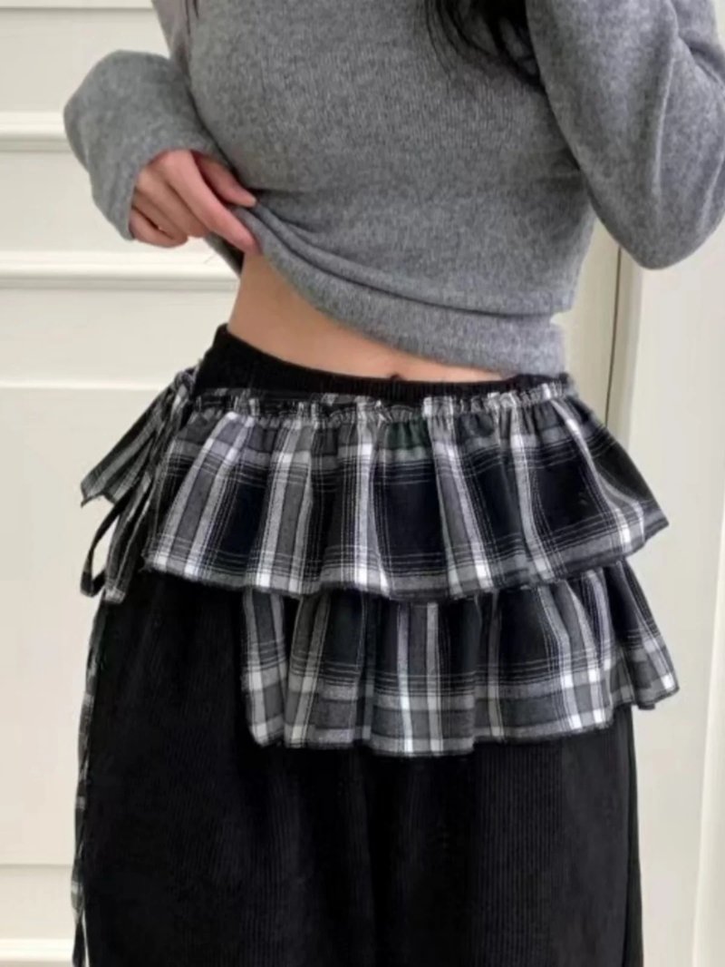 Korean Style Bow Tie A-Line Skirt