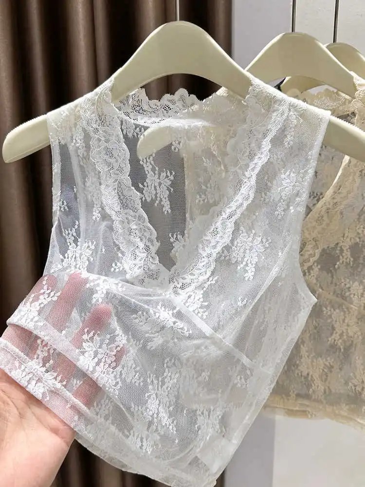 Slim Fit Lace Top for Women