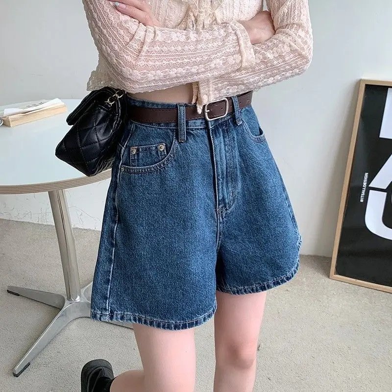 High Waist Wide Leg Casual Jeans