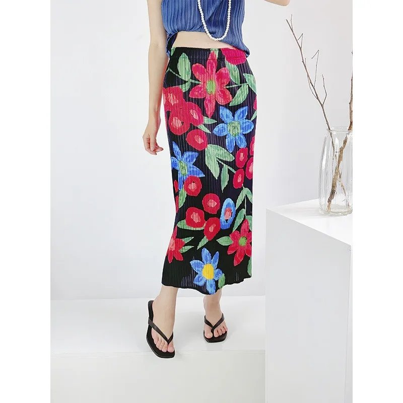 Chic Printed Half-Skirt for Women