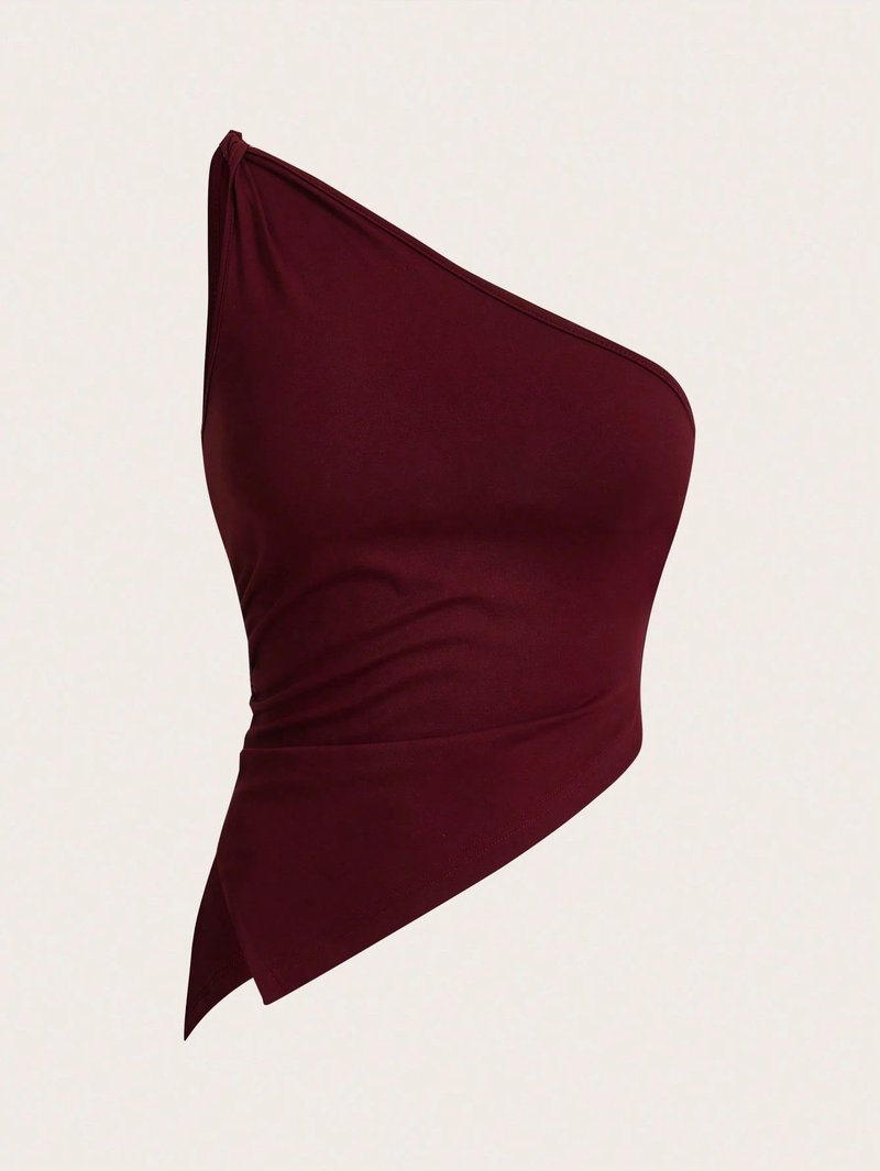 Chic One-Shoulder Crop Top