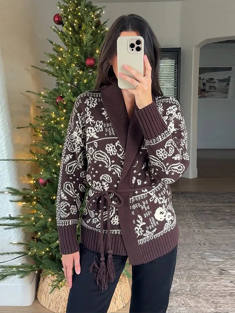 Cozy V-Neck Knitted Cardigan