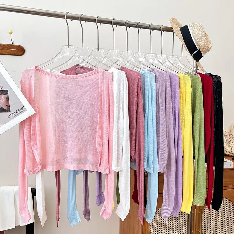 Stylish UV Protection Knitted Cardigan
