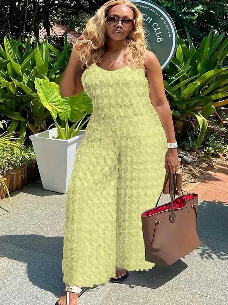 Elegant Summer Tassel Jumpsuit