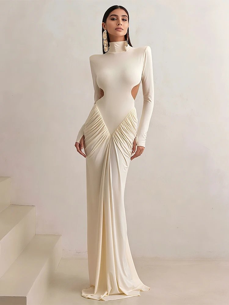 Elegant Backless Maxi Dress
