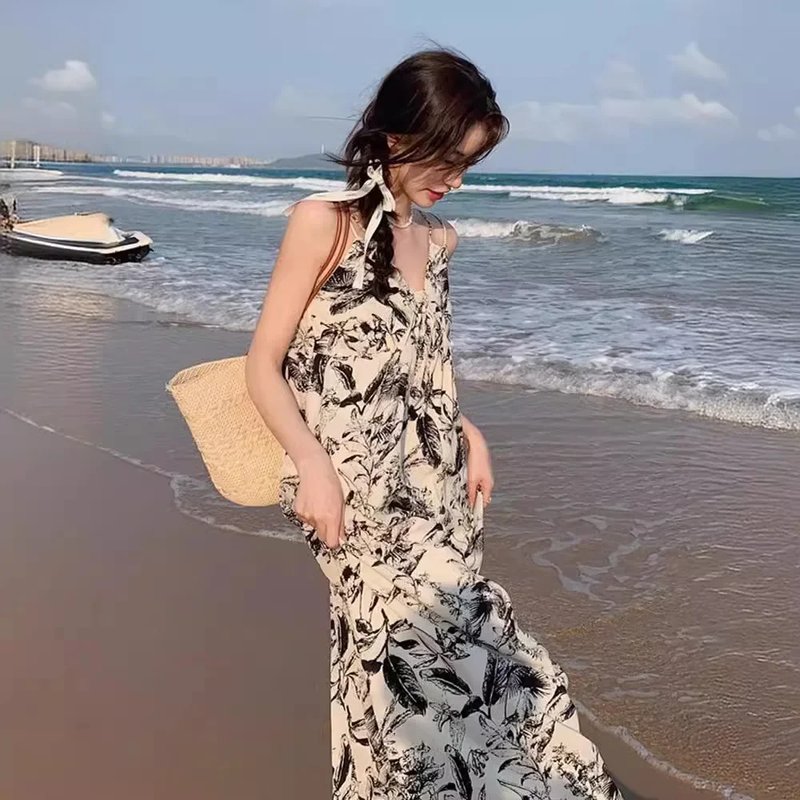Floral Maxi Sundress with Adjustable Straps
