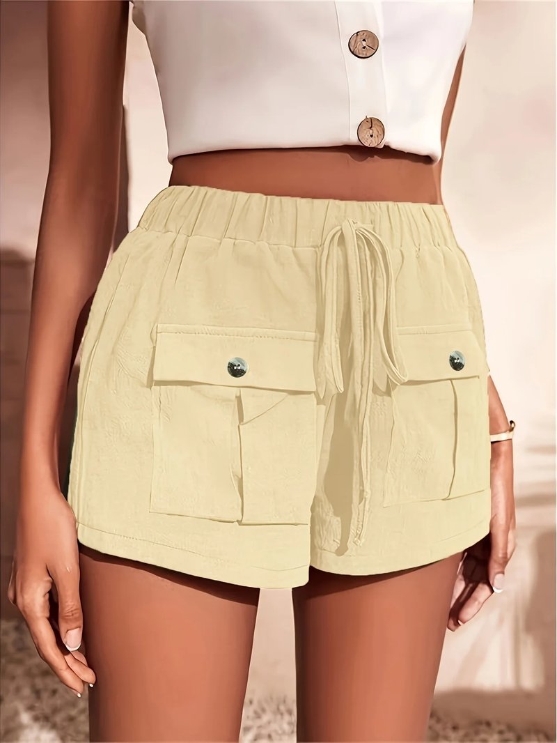 Summer Oversized Woven Shorts