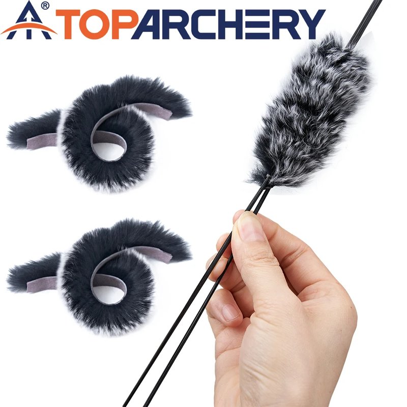Rabbit Fur Bow Silencers for Archery