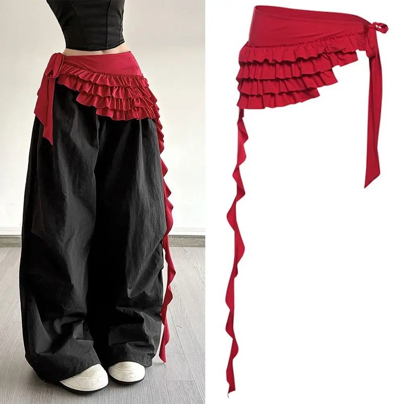 Lace Mini Skirt with Floral Embroidery