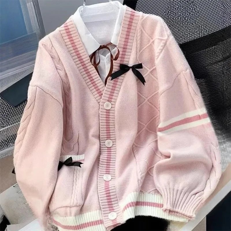 Vintage Bow Cardigan for Women