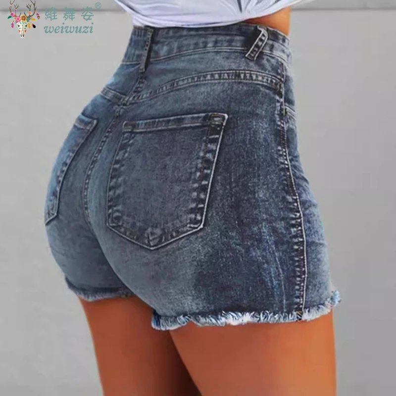 Vintage High-Waist Denim Shorts