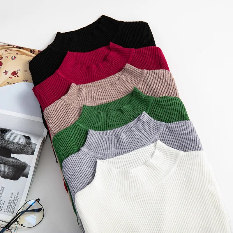 Cozy Turtleneck Knitted Sweater