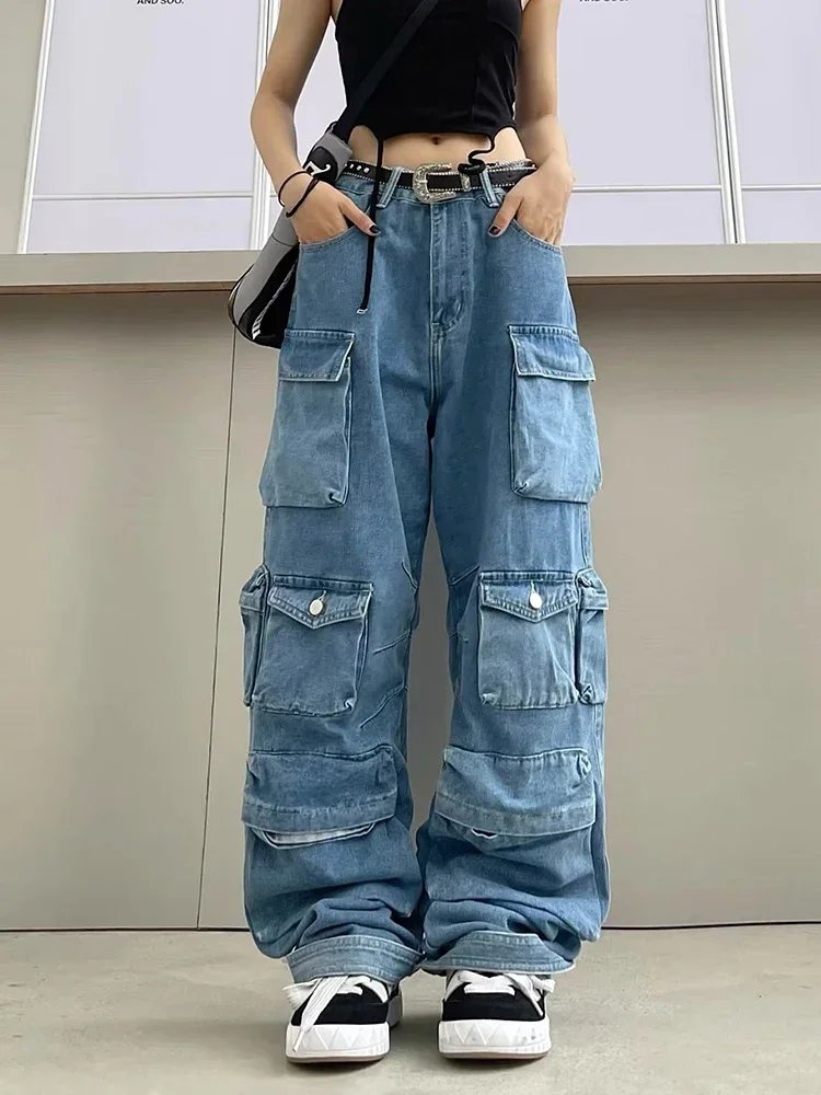 Trendy Y2K Baggy Cargo Jeans