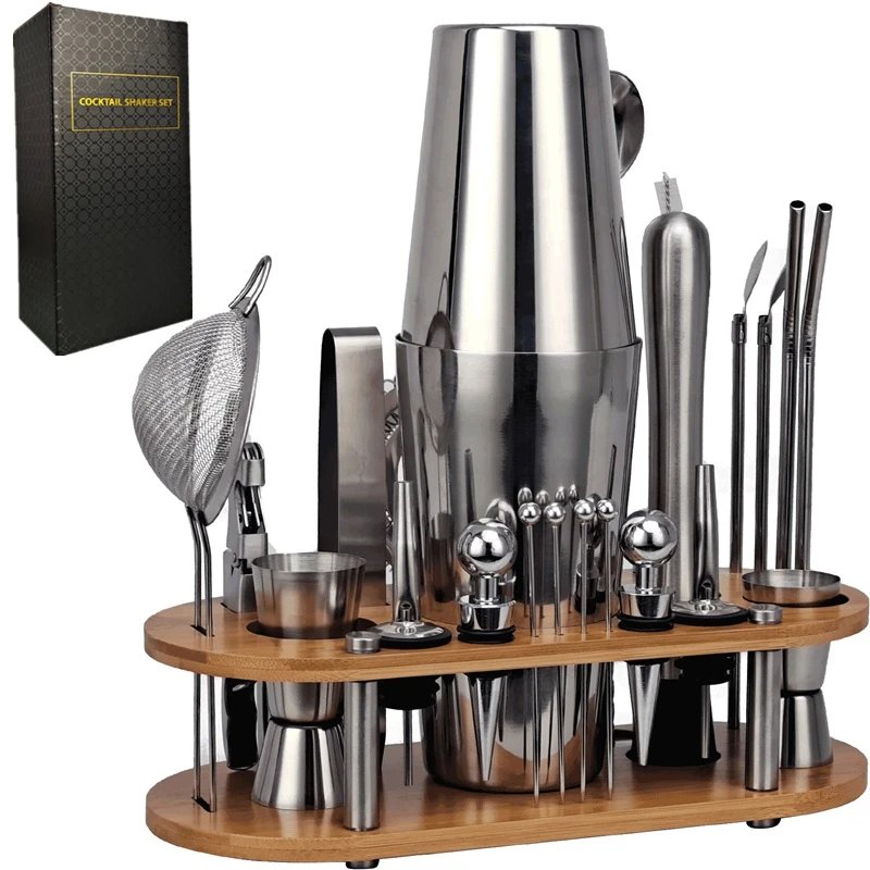 23-Piece Cocktail Shaker Set