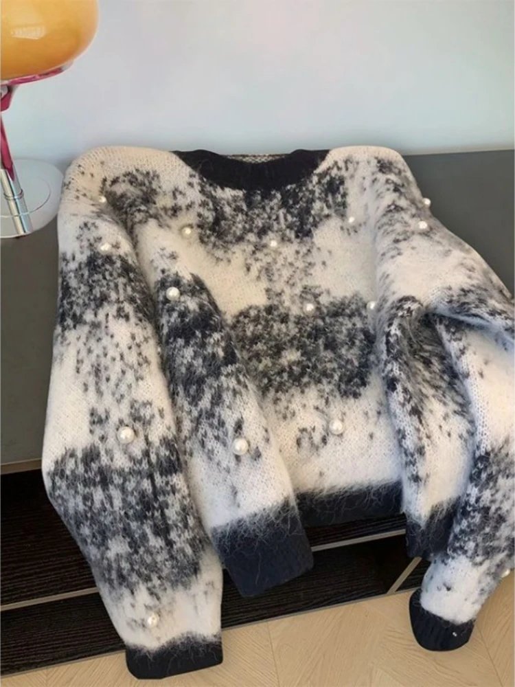 Vintage Tie Dye Mohair Sweater