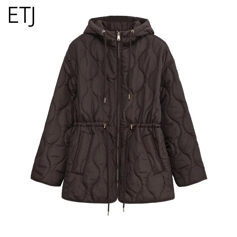 Women's Quilted Hooded Jacket