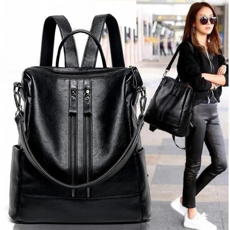 Stylish Soft Leather Backpack